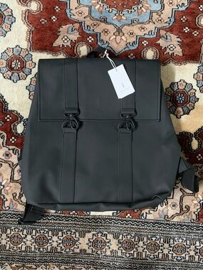 Black Rains Sleek MSN Backpack NWT